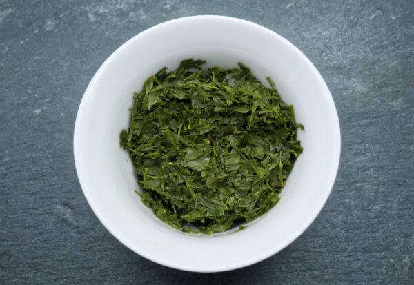 Feuilles infusées de sencha de Yame